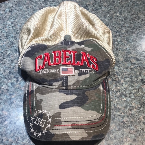 Cabela's Accessories - Cabela’s Camo and gold baseball style hat. One size
